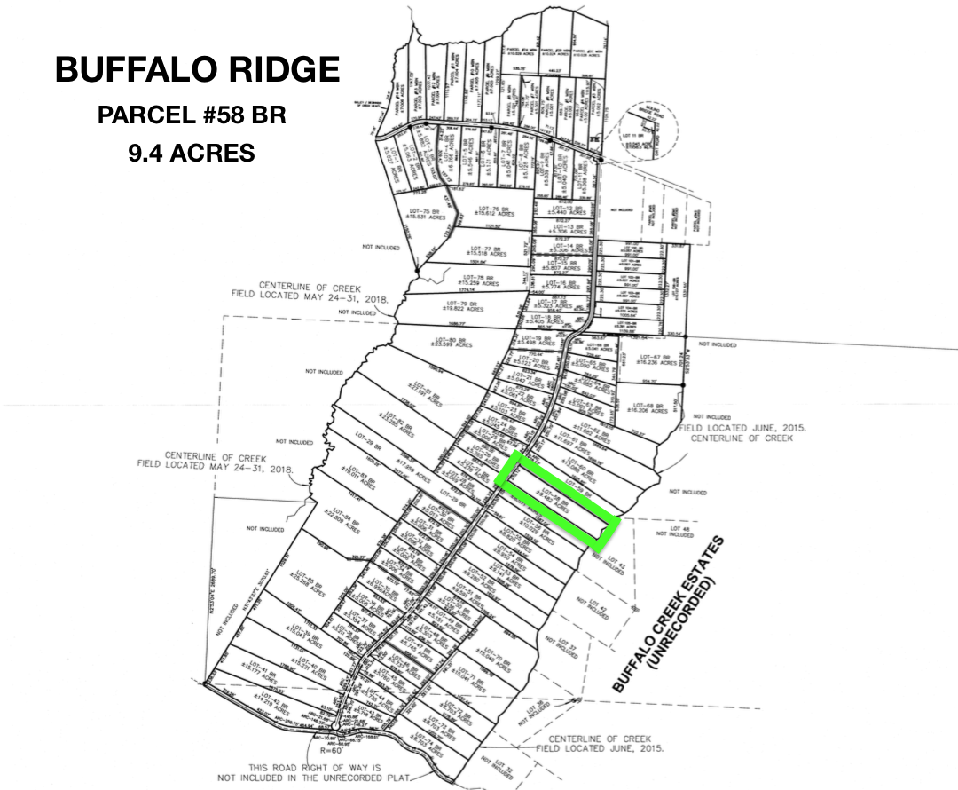 Lot 58 BR - Plat Map