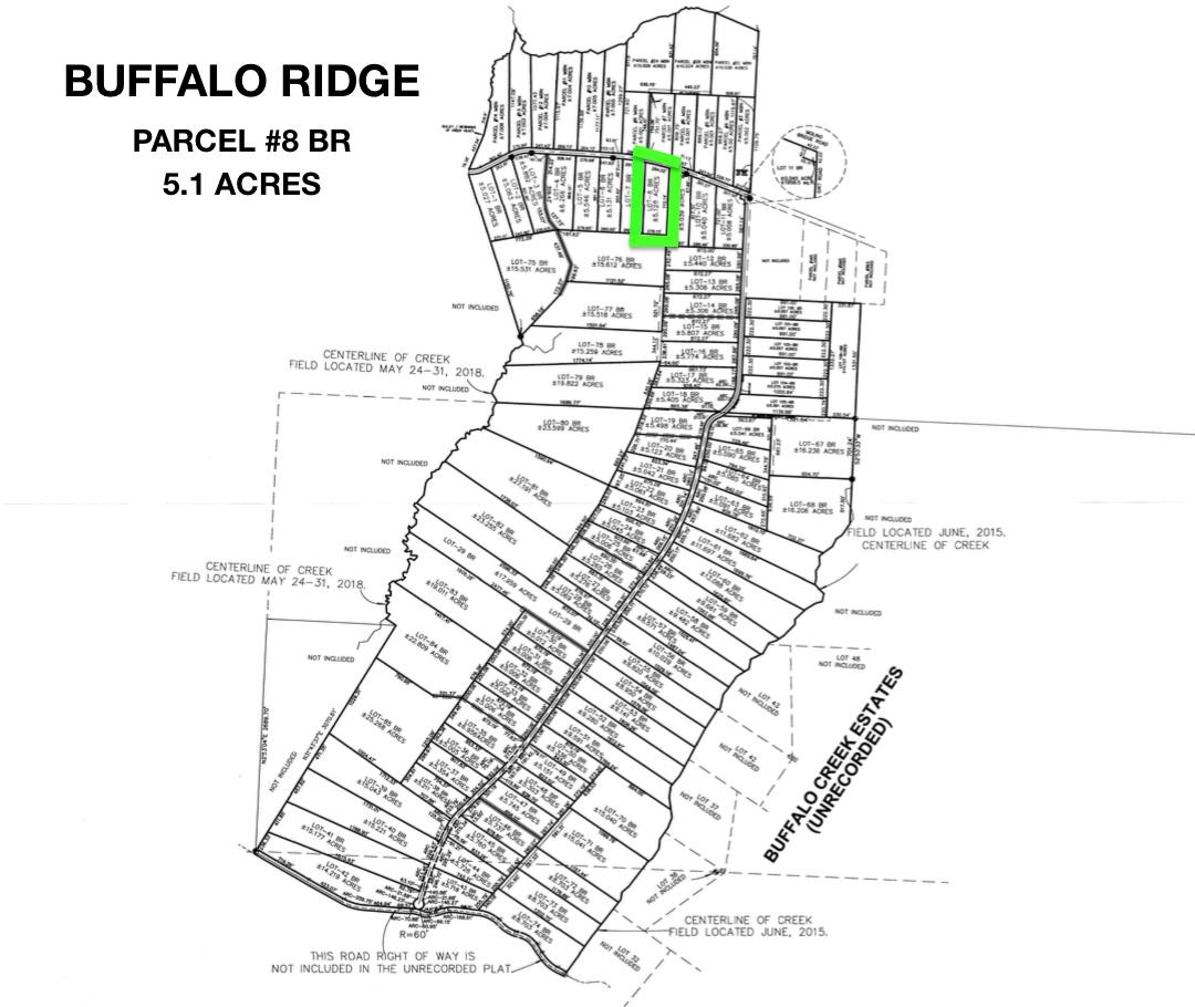 Lot 8 BR - Plat Map