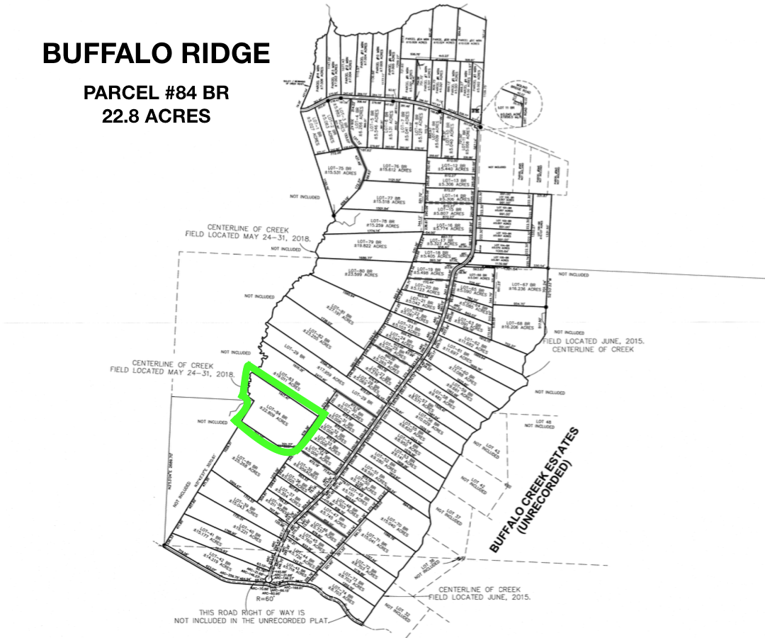 Lot 84 BR - Plat Map