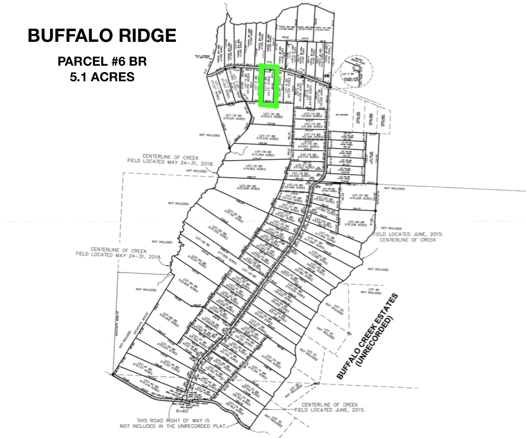 Lot 6 BR Plat Map